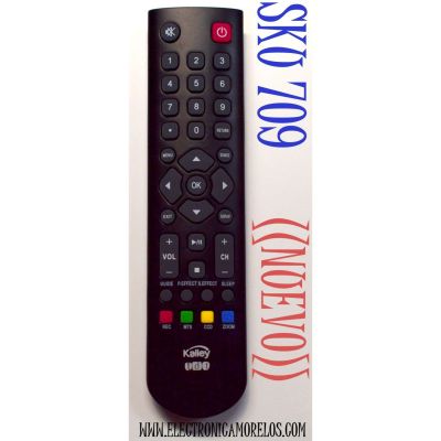 CONTROL ORIGINAL NUEVO PARA TV KALLEY / NUMERO DE PARTE 06-520W37-KY01XD / 20190505YB C1 / RC200 / YB-1918 C1 / 57-894190-0HA / MODELOS K-LED19 / K-LED20 / K-LED22 / K-LED23 / K-LED24 / K-LED28 / K-LED32 / K-LED40 / K-LED40FHDGT2 / K-LED43 / K-LED43FHD
